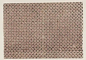 Sheet with overall geometric pattern by Anonymous