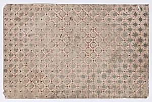 Sheet with overall grid pattern by Anonymous