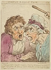 Simple Bodily Pain by Thomas Rowlandson|George Murgatroyd Woodward|Rudolph Ackermann, London