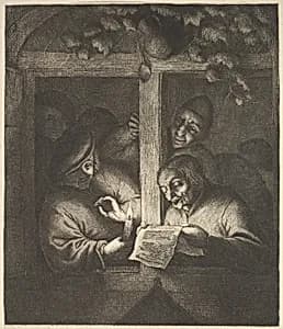 Singers at the Window by Adriaen van Ostade