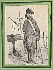Soldier with a pegleg by Victor Adam