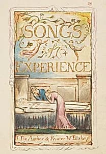 Songs of Experience: Title-page by William Blake