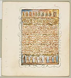 Songs of Innocence: Holy Thursday by William Blake