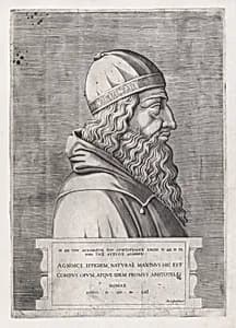 Speculum Romanae Magnificentiae: Aristotle by Enea Vico|Anonymous, Italian, mid-16th century|Antonio Lafreri