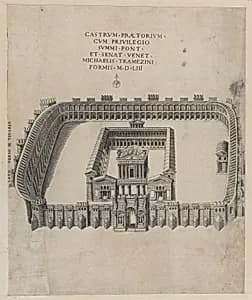 Speculum Romanae Magnificentiae: Castrum by Anonymous|Michele Tramezzino