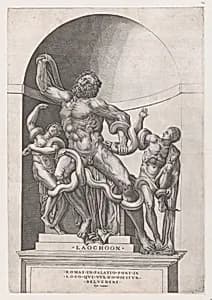 Speculum Romanae Magnificentiae: Laocoon by Antonio Lafreri|Nicolas Beatrizet