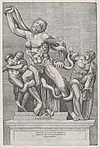 Speculum Romanae Magnificentiae: Laocoon by Nicolas Beatrizet