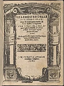 Splendore delle virtuose giovani by Jeronimo Calepino|Iseppo Foresto