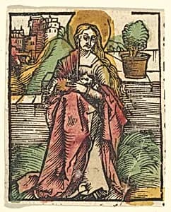 St. Agnes (copy) by Hans Baldung (called Hans Baldung Grien)