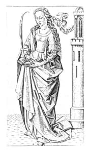 St. Barbara by Master FVB