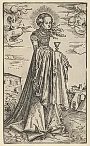 St. Barbara by Lucas Cranach the Elder