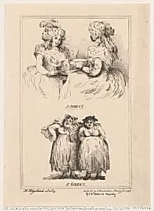 St James's and St Giles's by S. W. Fores|Thomas Rowlandson
