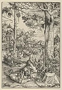 St. Jerome in the Wilderness by Lucas Cranach the Elder