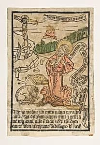 St. Jerome (Schr. 1551m) by Anonymous, German, 15th century