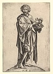 St. John the Baptist by Martin Schongauer