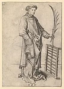 St. Lawrence by Martin Schongauer