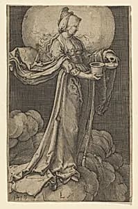 St. Mary Magdalene in the Clouds (copy) by Lucas van Leyden