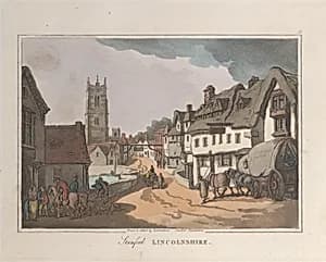 Stamford Lincolnshire by Thomas Rowlandson|Joseph Constantine Stadler