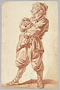 Standing Man in Exotic Dress