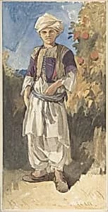 Standing Turkish Youth by William James Müller