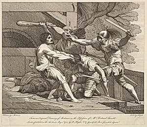 Storming a Banditti Stronghold by Robert Blyth|John Hamilton Mortimer