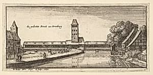 Strasbourg, from "German Views" by Wenceslaus Hollar