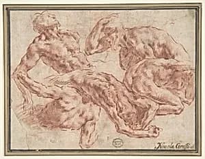 Studies of Nude Men