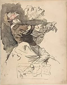 Study of a Female Dancer by Otto Greiner