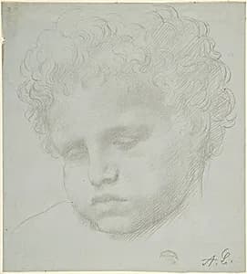 Study of a Head by Alphonse Legros