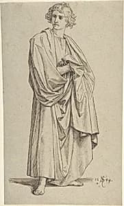 Study of a Male Figure by Julius Schnorr von Carolsfeld