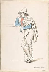 Study of a Roman Coachman by Martinus Rørbye