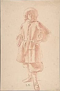 Study of a Standing Youth