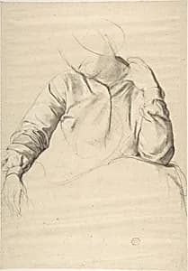 Study of a Woman Seated by Frederic, Lord Leighton|Romain Cazes