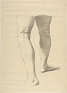 Study of Legs by Frederic, Lord Leighton|Romain Cazes