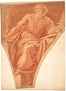 Study of St. Jerome by Girolamo Muziano