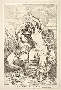 Successful Monster (from "Fifteen Etchings Dedicated to Sir Joshua Reynolds") by John Hamilton Mortimer|Sir Joshua Reynolds