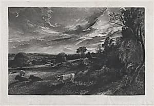 Summer Evening by David Lucas|John Constable