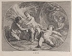 Summer (L'Été) by Antoine R. Tronchon|Noël Nicolas Coypel