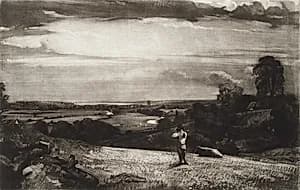 Summer Morning by David Lucas|John Constable