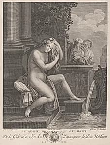 Susanna at the bath by Cavaliere d'Arpino (Giuseppe Cesari)|Antoine Borel|Jacques Bouillard