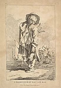 Sweeping from Top to Bottom by Jacques Philippe Le Bas|François Boucher