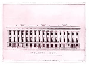 Syllabus Row, New York by Alexander Jackson Davis