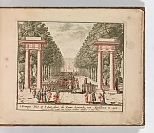 " ’t Konings Huis op 't Loo", in: Tooneel Der Voornaamste Nederlands Huizen, En Lust Hoven, Naar T Leven Afgebeeld by Carel Allard|Lorenz Scherm