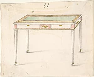 Table Design by Anonymous, British, 19th century