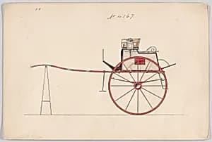 Tandem Cart # 4167 by Brewster & Co.|Herman Stahmer