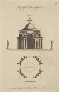 Temple for a Flower Garden by Sir John Soane|J. Taylor
