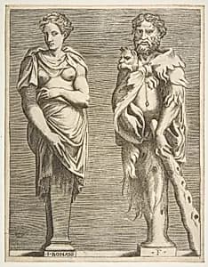 Terms of Hercules and Deianira by Giulio Bonasone