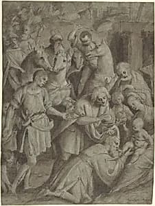 The Adoration of the Magi by Bernardino Lanino