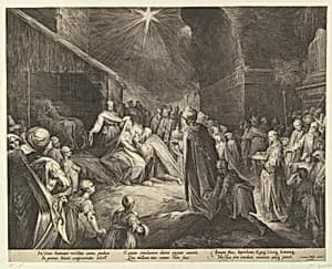 The Adoration of the Magi by Jan Muller|Harmen Jansz. Muller
