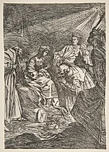 The Adoration of the Magi by Claude Vignon